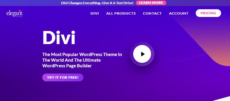 Divi wordpress 主题