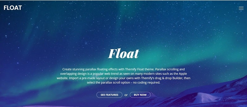 Float WordPress主题