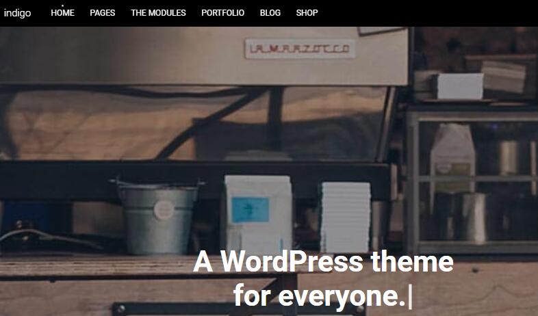 indigo wordpress主题