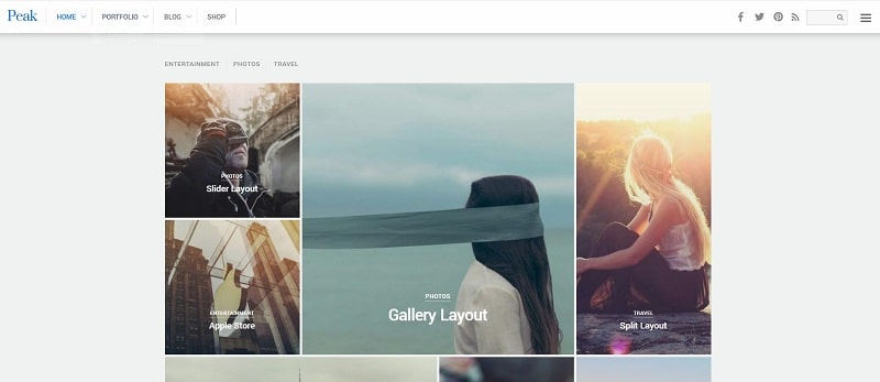 peak WordPress 主题