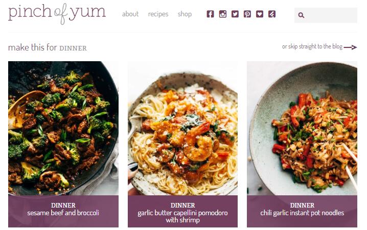 Pinch Of Yum Food Blog