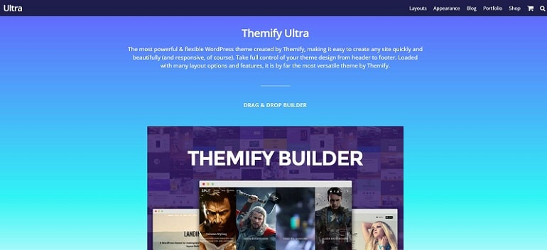 ultra wordpress 主题