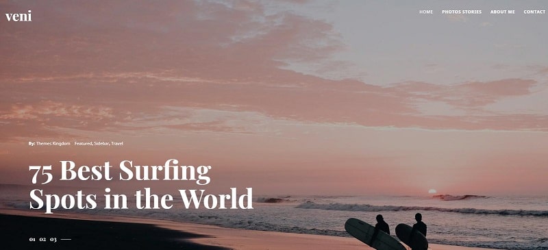 veni WordPress主题