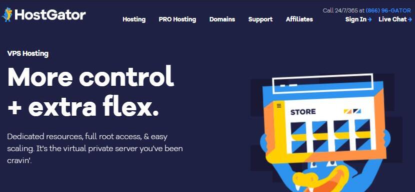 hostgator vps 托管